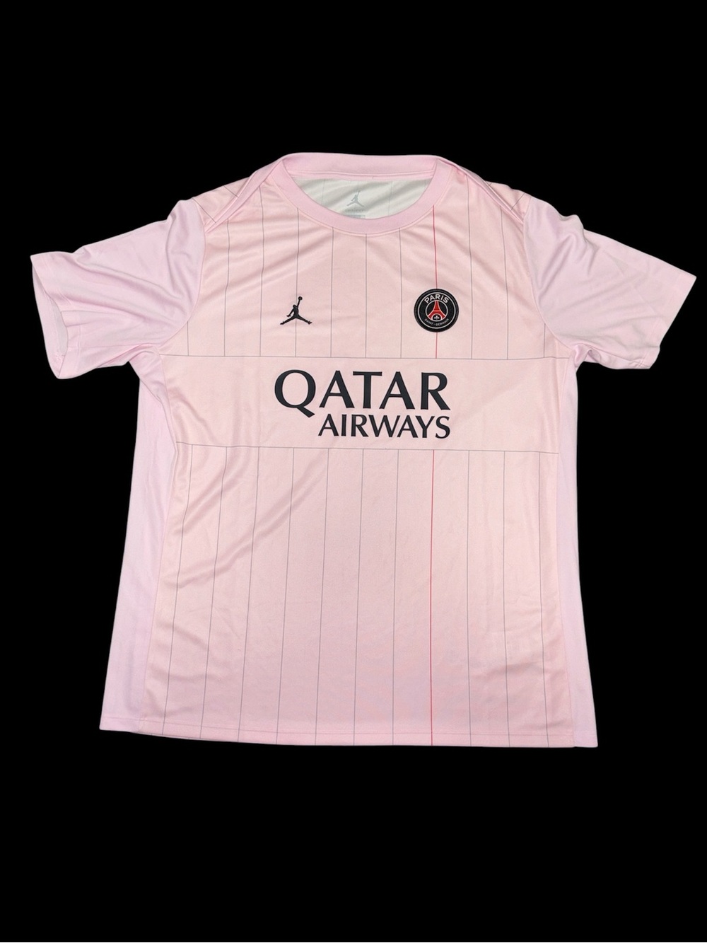 Paris Saint Germain Pink Soccer Jersey Size: XXL fits like a Large see measure